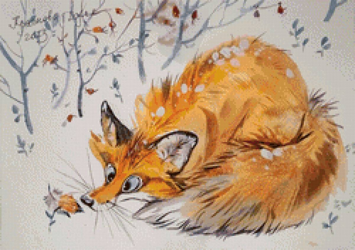 Лиса - лес, осень, лиса - предпросмотр