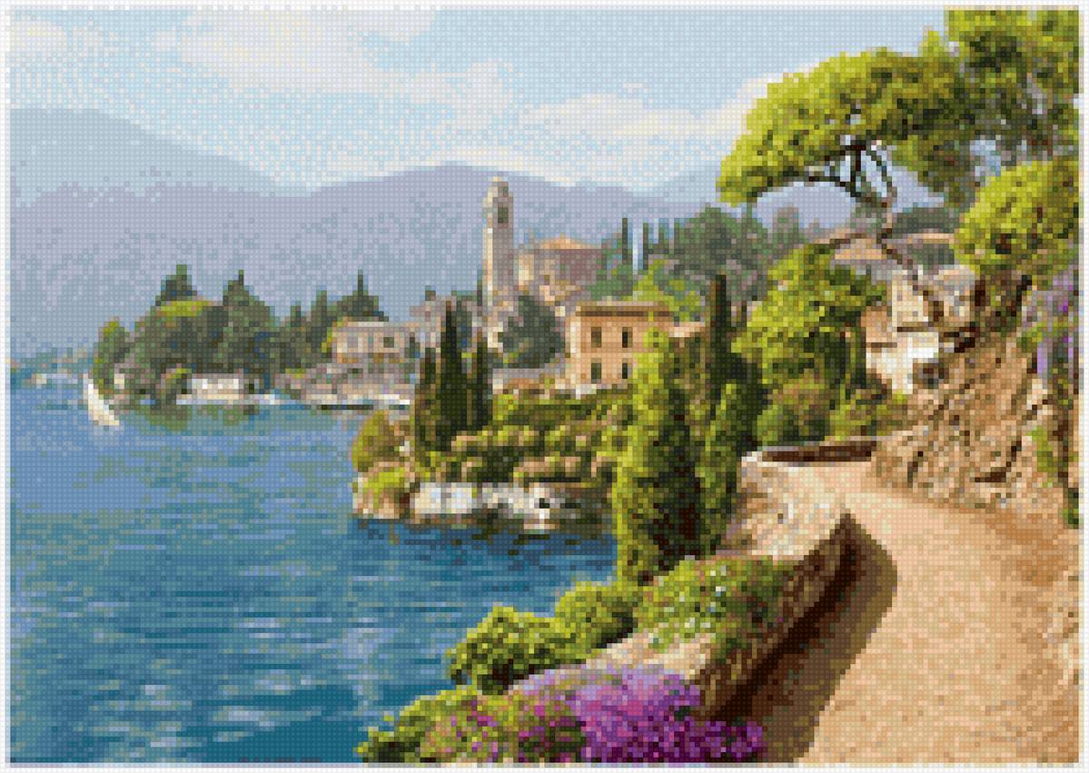 город у моря - город, море, пейзаж - предпросмотр