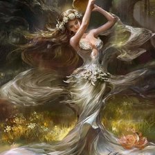 Схема вышивки «Лесной танец»