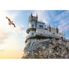 Схема вышивки «Ласточкино гнездо»