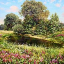 Схема вышивки «Жаркий полдень»