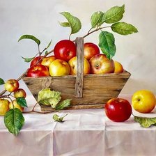 Схема вышивки «Яблоки»