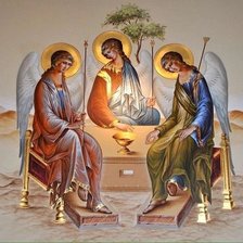 Схема вышивки «Святая троица»