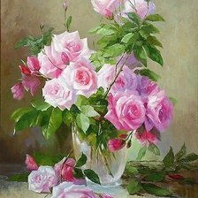 Схема вышивки «Розы»