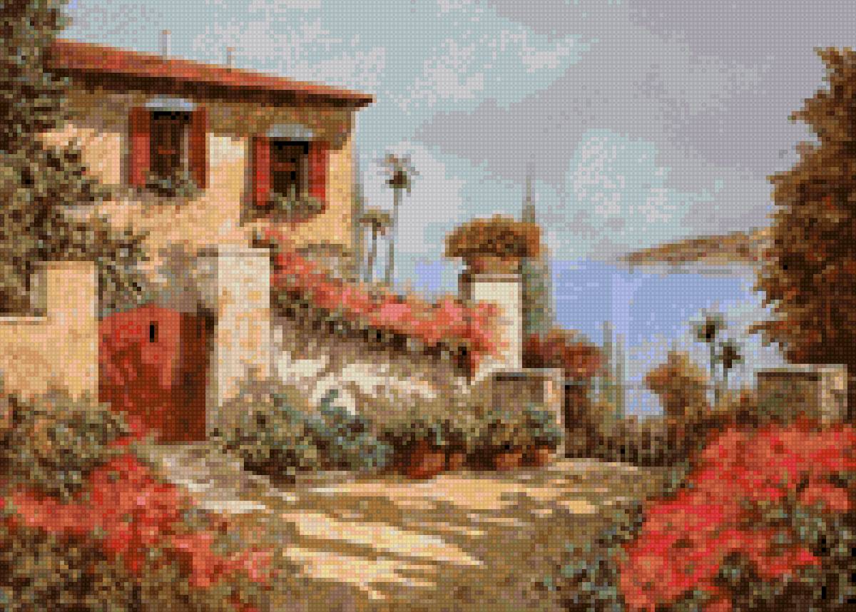 Южная Италия - пейзаж, лето - предпросмотр