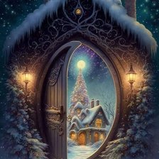 Схема вышивки «Загляни в сказку»