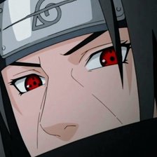 Схема вышивки «итачи учиха»