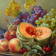 Схема вышивки «Натюрморт с фруктами»