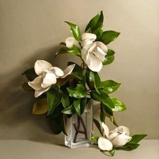 Схема вышивки «Белый цветок»