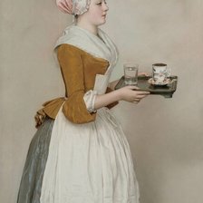 Схема вышивки «Шоколадница»