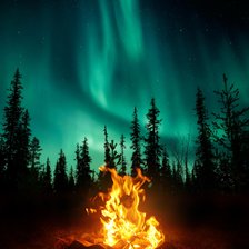 Схема вышивки «Северная ночь»