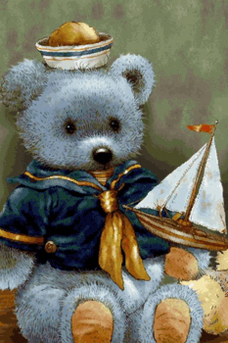 Мишка-моряк - мишка, игрушка - предпросмотр