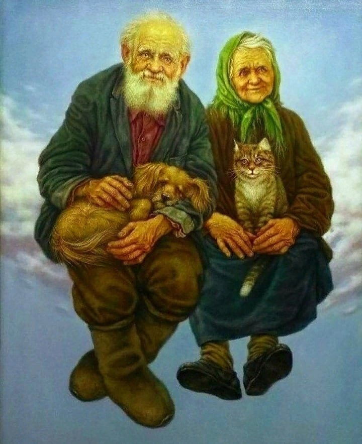 Дедушка, бабушка - бабушка, дедушка - оригинал