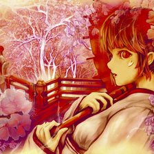 Схема вышивки «японка»