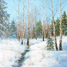 Схема вышивки «Скоро весна»