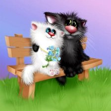 Кот, свидание, юмор