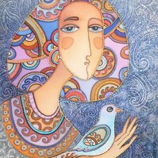 Схема вышивки «Картина. Людмила Соболь»