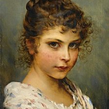 Схема вышивки «ЖЕНСКИЙ ПОРТРЕТ»