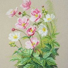 Схема вышивки «букет весенний»