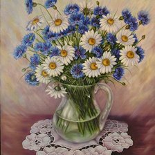 Схема вышивки «Букет полевых цветов»