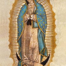 Схема вышивки «Virgen de guadalupe»