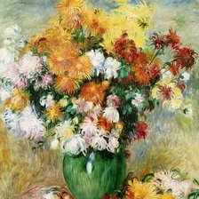 Схема вышивки «Crizanteme»