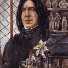 Схема вышивки «Северус Снейп»