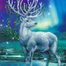Схема вышивки «Олень»