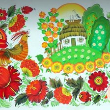 Схема вышивки «Петриковская роспись»