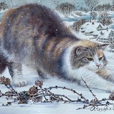 Схема вышивки «Плохая погода»