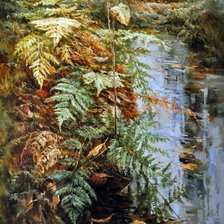 Схема вышивки «В осеннем лесу»