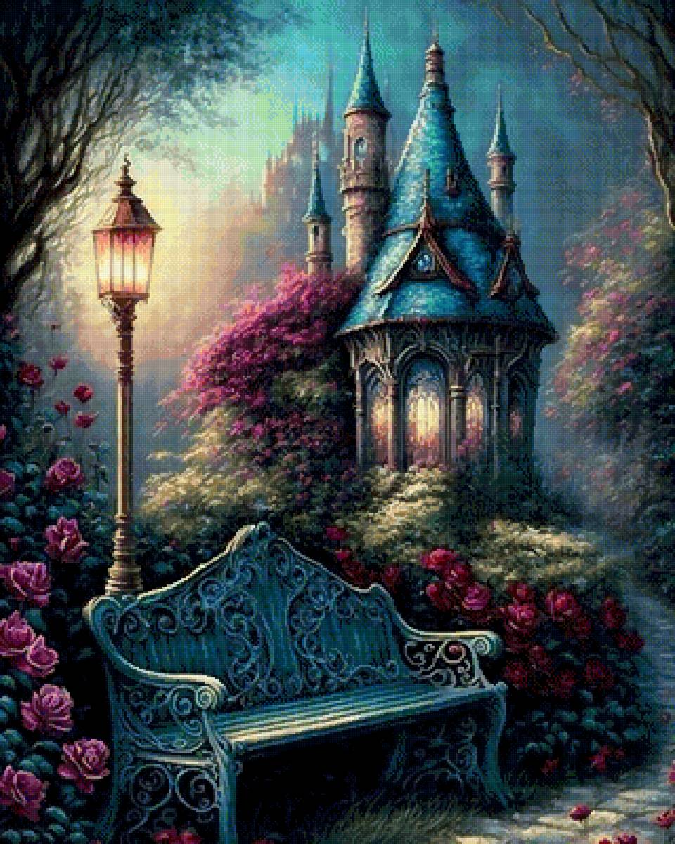 Вечерний сад - сад - предпросмотр