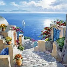 Схема вышивки «К морю...»