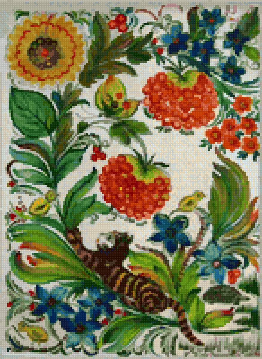 Петриковская роспись - этно - предпросмотр