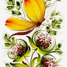 Схема вышивки «Петриковская роспись»