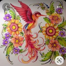 Схема вышивки «Петриковская роспись»