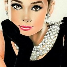 Схема вышивки «ROSTRO ACTRIZ»