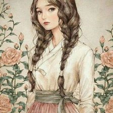 Схема вышивки «mujeres»