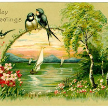 Схема вышивки «Птици»