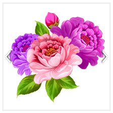 Схема вышивки «Цветы»