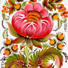 Схема вышивки «Петриковская роспись»