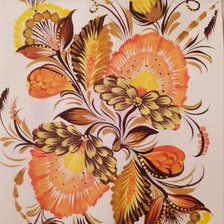 Схема вышивки «Петриковская роспись»