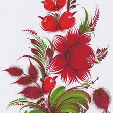 Схема вышивки «Петриковская роспись»