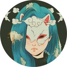 Схема вышивки «девушка»