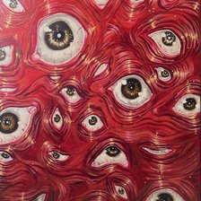 Схема вышивки «Глаза (поменьше)»