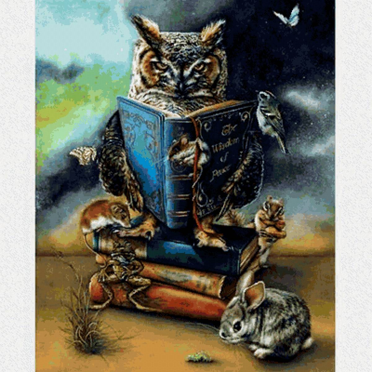 №2624525 - сказка, книги, сова - предпросмотр