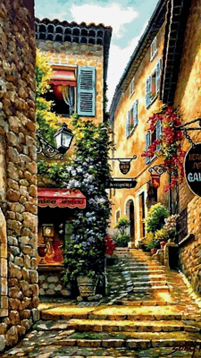 Улочка - дом, улица, город - предпросмотр