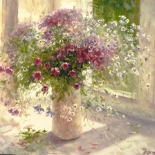 Схема вышивки «Букет полевых цветов»