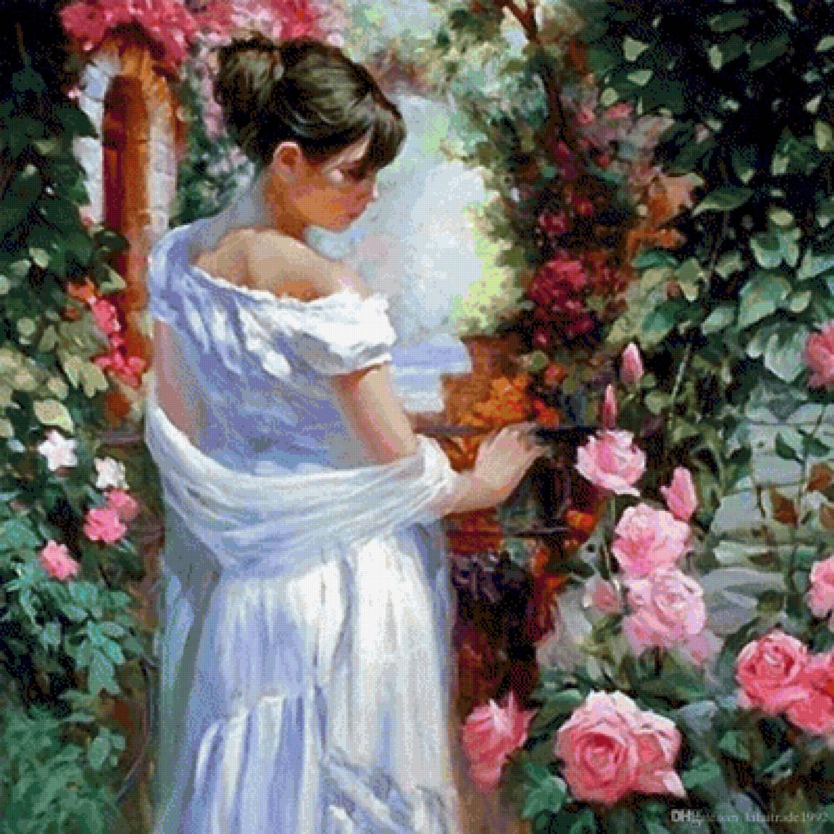 DAMA ENTRE ROSAS - предпросмотр