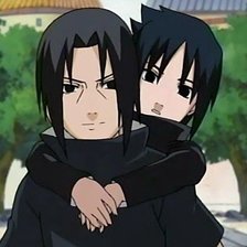 Схема вышивки «итачи и саска»